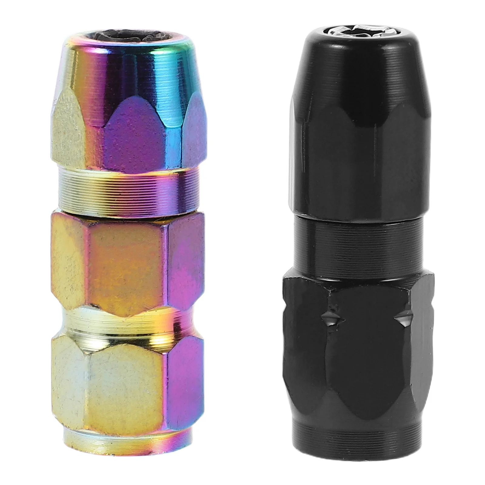 Bico de graxa de boca plana, 2 peças, à prova de vazamento, acoplador de metal, substituição para ferramentas automotivas, acessórios hidráulicos, pontas de mangueira, motor