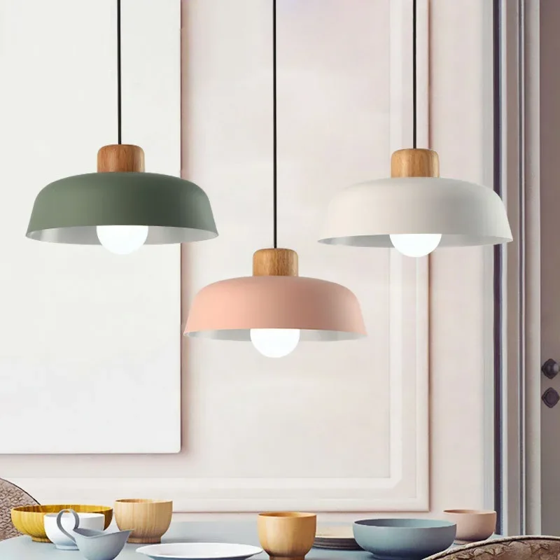 Modern Pendant Light Macaron Nordic Creative Iron Chandelier Living Dining Room Kitchen Highquality Hanging Lamps Decor Lighting