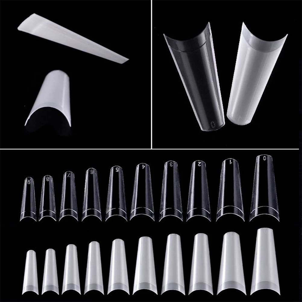 

500pcs Salon Tips Fake Nail Art Display Smooth Portable Practice Chart For Engraving Painting Manicure Accessories Nail Display