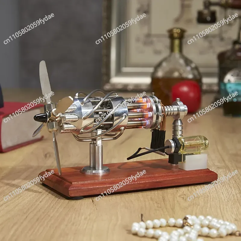 16 Swashplate Engine Model External Combustion Engine Puzzle Physics, Novelty and Creativity