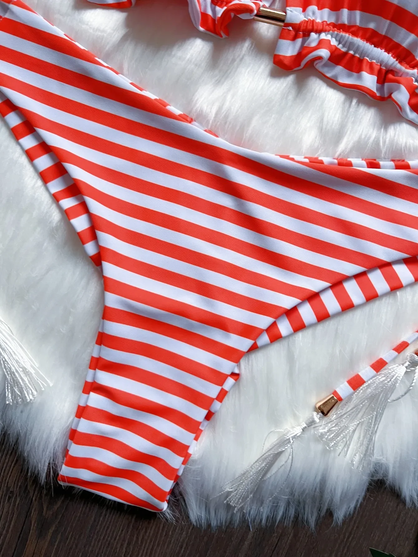 RUOTONSEPT 2024 جديد مثير طباعة ضمادة مجموعة البكيني ملابس السباحة النسائية قطعتين مثلث ملابس السباحة ثوب السباحة البرازيلي Biquinis