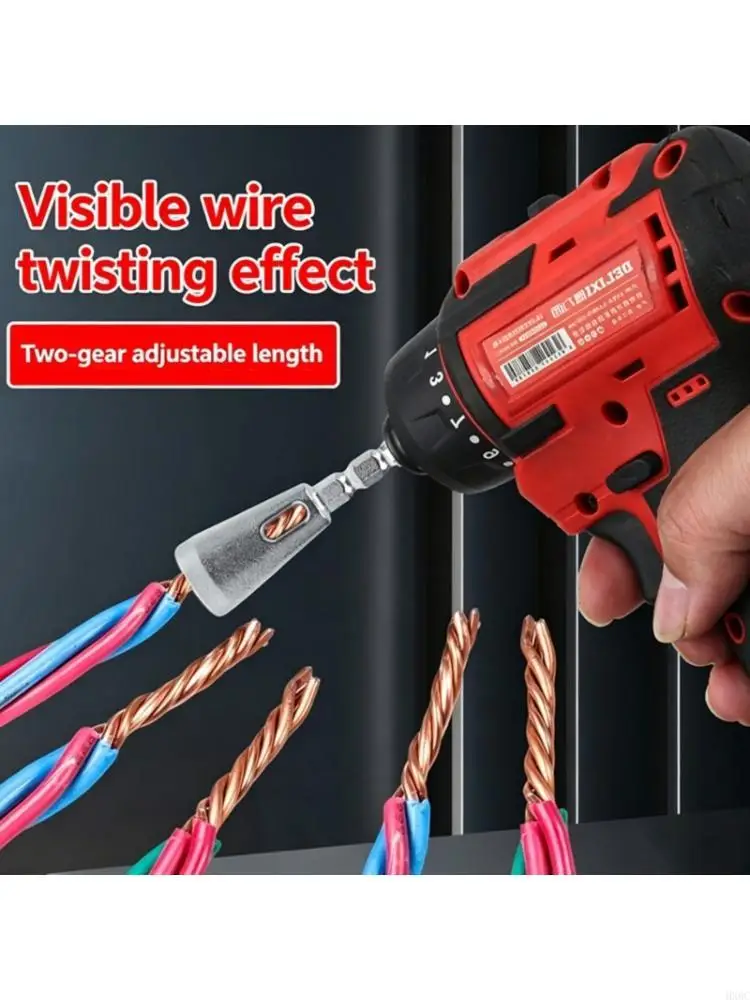 Ergonomic Wire Twisters With Smooth Grooves Electric Wire Twisting Tool For 9-24AWG Safe And Efficient Cable Management HX6C