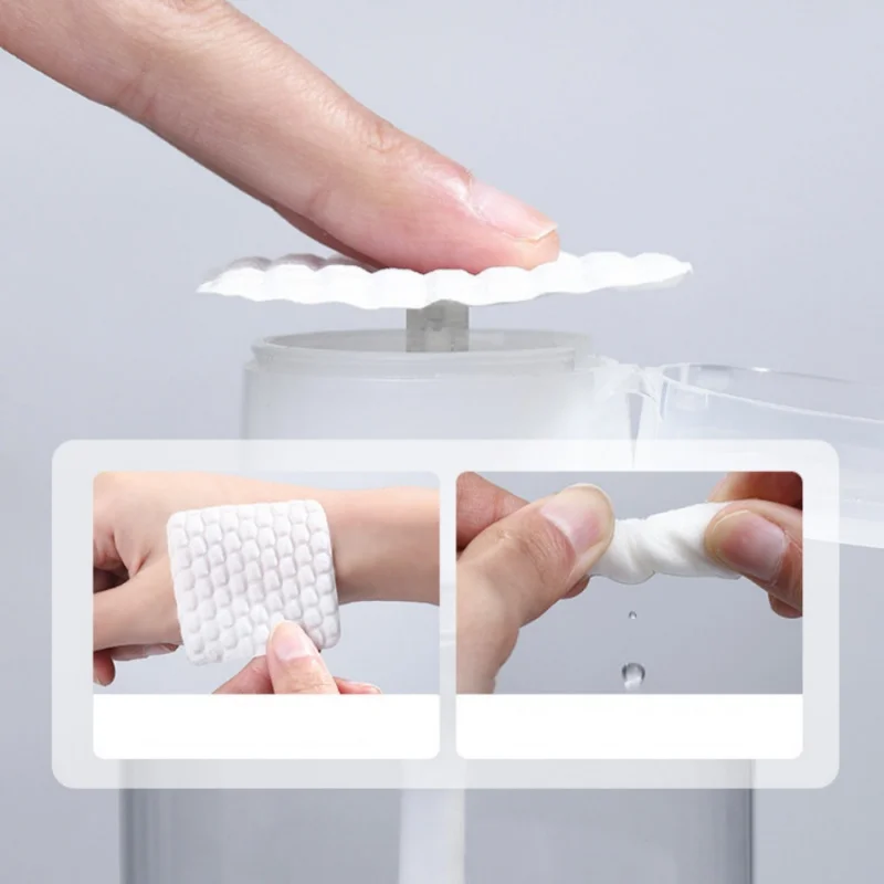 200 ชิ้น/แพ็คNail Artพิเศษเล็บRemover Pads Non-Sheddingสวมใส่เล็บเครื่องมือทําความสะอาดแต่งหน้าRemover Padsการบีบอัดเปียก