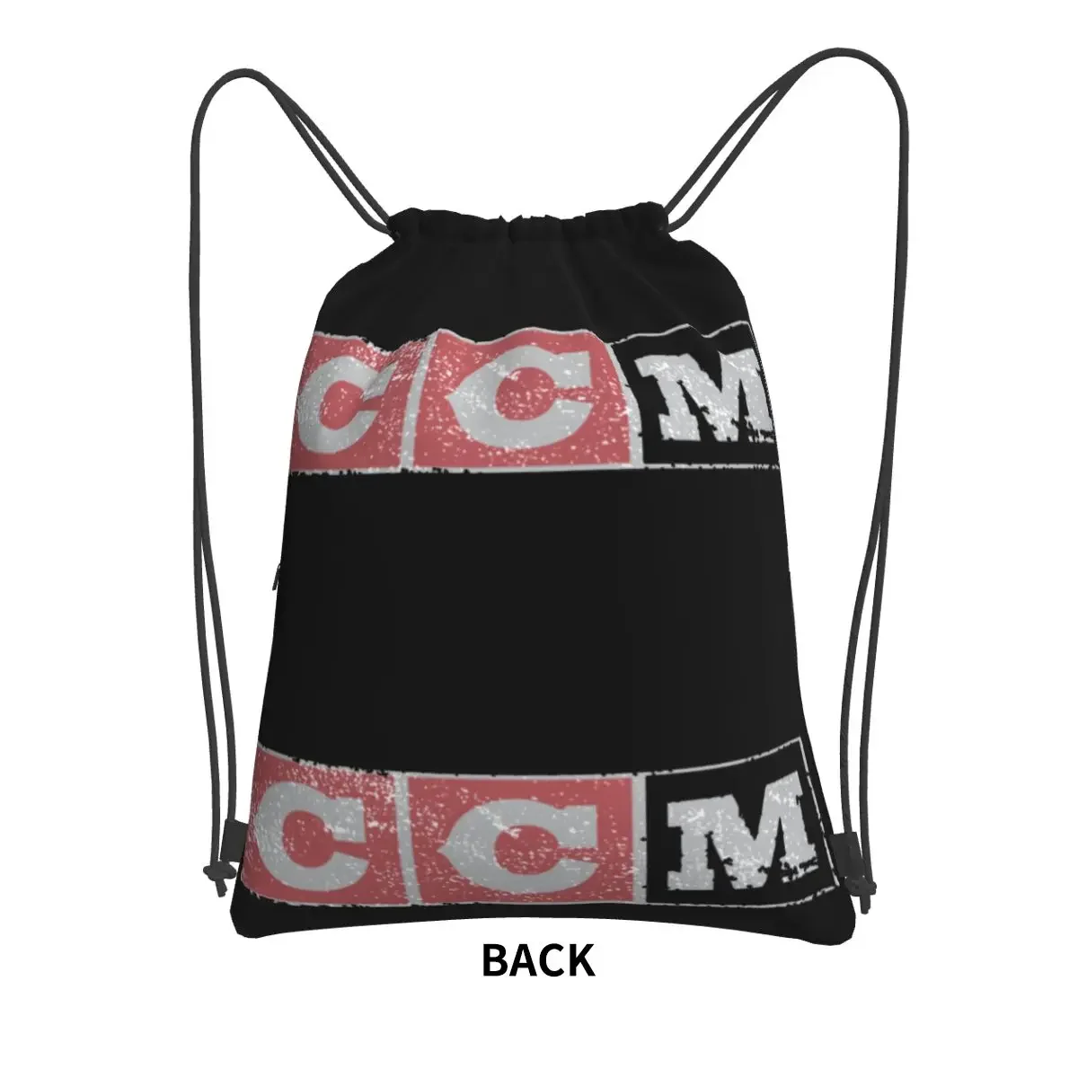 CCM Retro Ice Hockey Logo Portable Backpacks Drawstring Bag Drawstring Bundle Pocket Sundries Bags For Travel Sport Man Woman