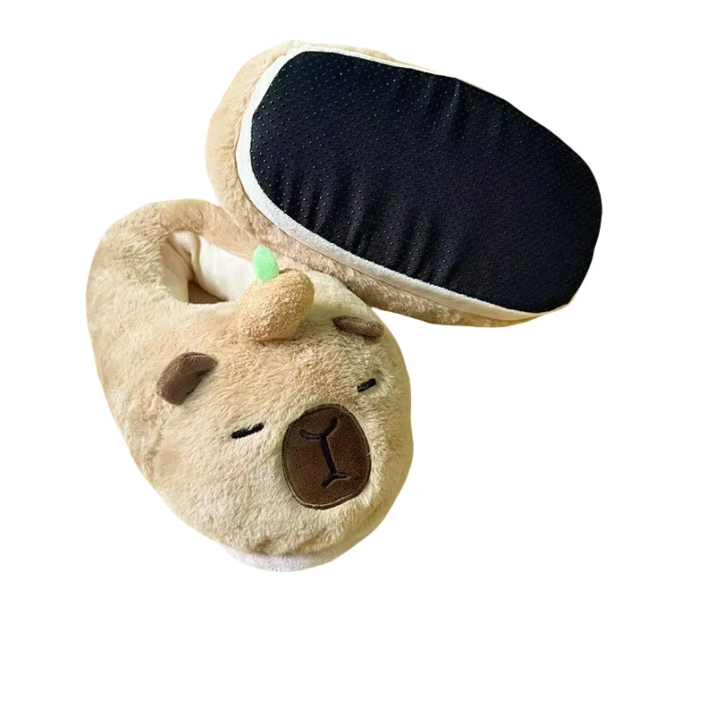 

Fashion slip-on Capipala fur slippers home imitation animal fluffy shoes women lightweight floor slides ladies winter slipper