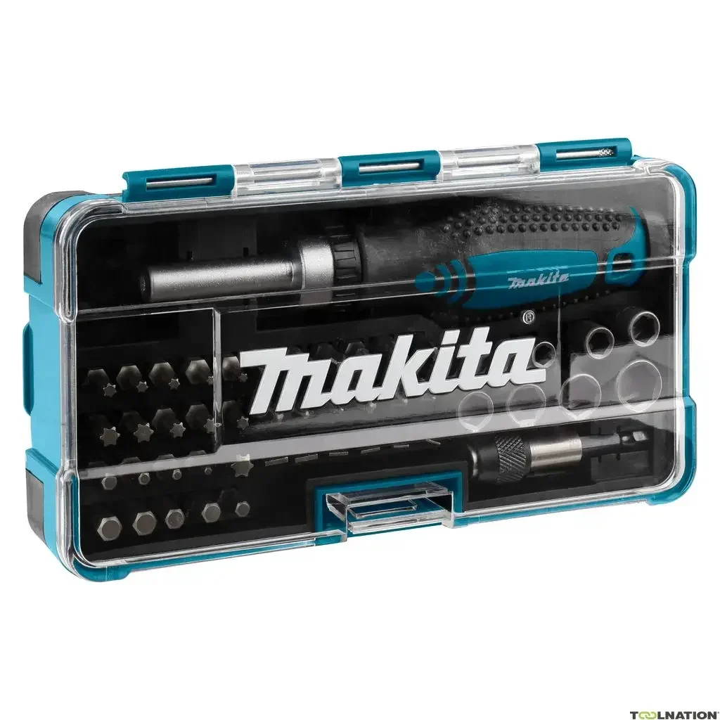 Imagem -03 - Makita-ferramentas Manuais Acessórios para Ferramentas Elétricas Soquete de Catraca Chave de Fenda Bit Grupo 47 Pcs B36170