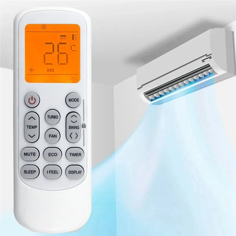 A41Z-Replace A/C Remote Control For PIONEER Air Conditioner Remote Control With Backlight