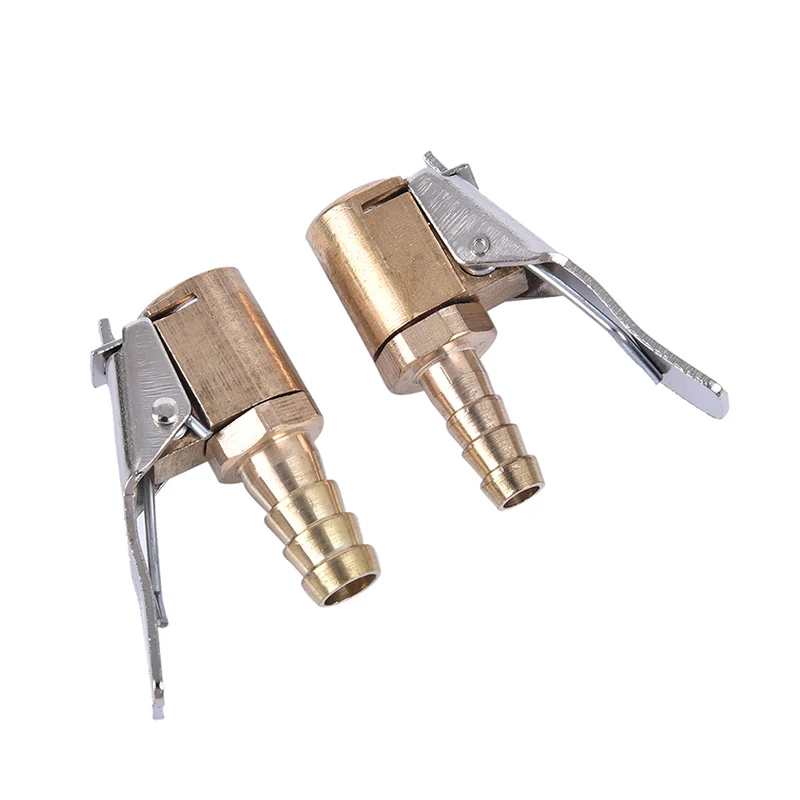 

Brass Car Tyre Inflator Valve Connector Air Chuck Tire Clip Lock-on Car Adapter