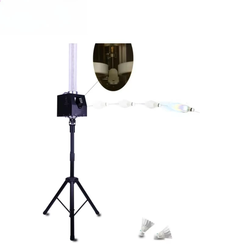 Automatic Shuttlecock Badminton Feeder Servo Plug-in Version Fixed-Point Server Training Machine