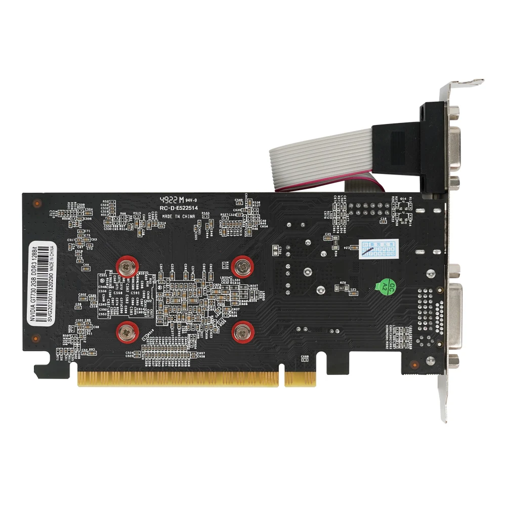 Видеокарта SEJISHI GeForce GT730, 2 ГБ дисплея, Vga-карты DDR3, 128-битная компьютерная видеокарта для игрового ПК NVIDIA GT 730 2GD3 HDMI