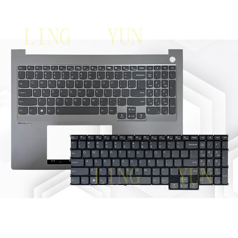 

Подходит для ноутбуков Lenovo ThinkBook 16 G4+ G5+ IAP ARA 2022 года выпуска, клавиатура и C-панель (корпус)