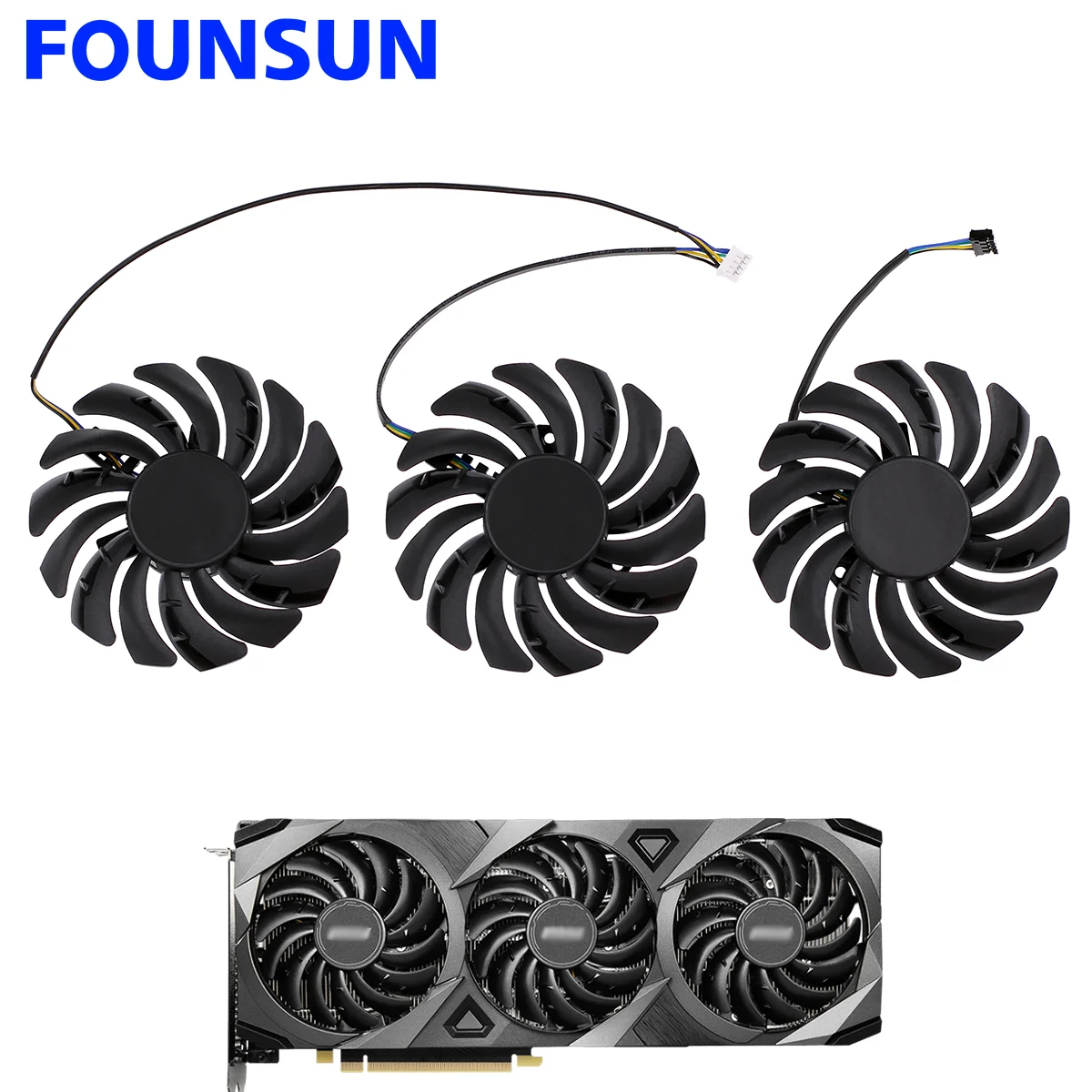 

NEW 85MM 4PIN 12V 0.40A PLD09210S12HH GPU Cooling Fan For MSI RTX 3070 3080 3090 VENTUS 3X GAMING Graphic Card Cooler Fan