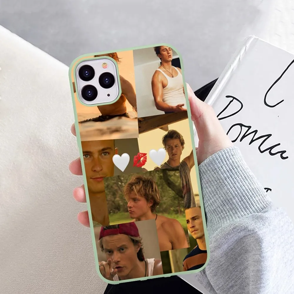 Rudy Pankow O-Outer B-Banks Phone Case For IPhone 14 11 12 13 Mini Pro Xs Max 8 7 6 6S Plus X XR Solid Candy Color Case