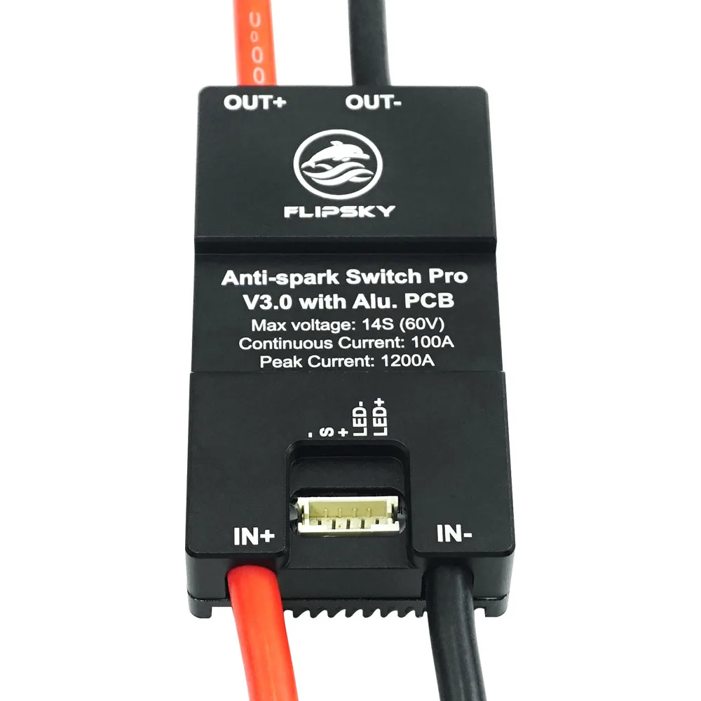 flipsky-200a-antispark-switch-pro-v30-aluminum-case-anti-spark-switch-for-ebike-scooter-robots-electric-skateboard-longboard
