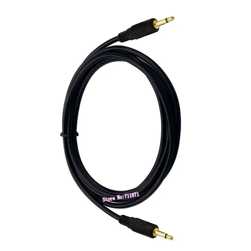 Cabo macho para cabo de áudio, banhado a ouro, Mono 3,5mm, Audio Line Wire, 3,5 Mono