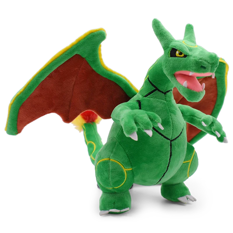 Rayquaza Fuse Charizard Plush Toys Dragon Stuffed Cartoon Soft Doll Animal Hot Toys Great Gift 10 Inch