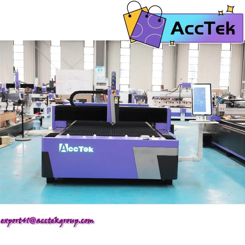 3KW Fiber Laser Cutting Machine Raycus CO2 Laser Cutter Single Platform Fibre Laser Cutting Machine