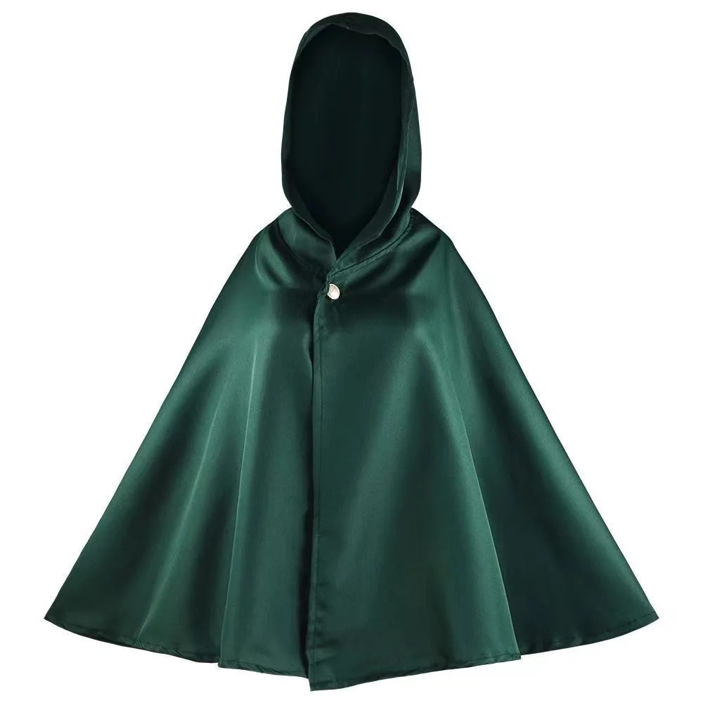 Anime Attack Cloak Shingeki No Kyojin Scouting Legion Cosplay Costume Cos Green Cape Mens Clothes Cosplay Costume Women