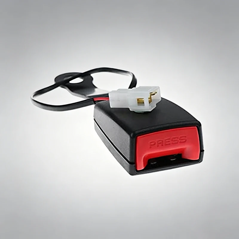 Extensor de Cinturón de Seguridad con Cable de Advertencia, Conector de Hebilla de Cinturón de Seguridad para Automóvil, Clip de Cinturón de Seguridad Universal Tipo Camlock