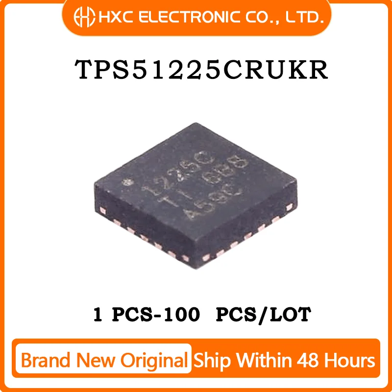 

5/10/50/100PCS 100% New 1225C TPS51225C TPS51225CRUKR QFN-20 Chip