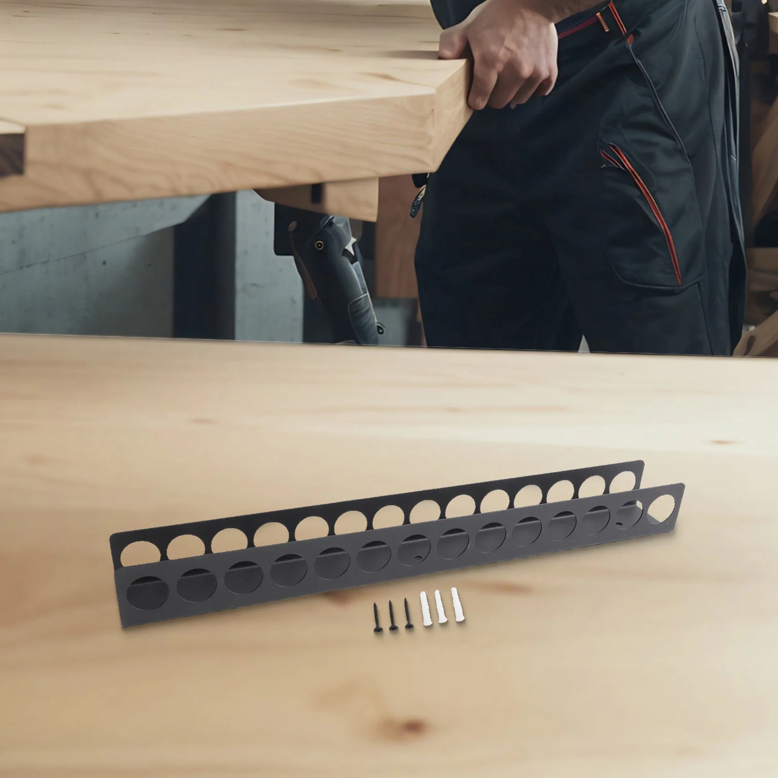 Screwdriver Rack Pliers Holder Tool Organization Easy Installation Efficient Tool Storage Enhanced Accessibility For Garage