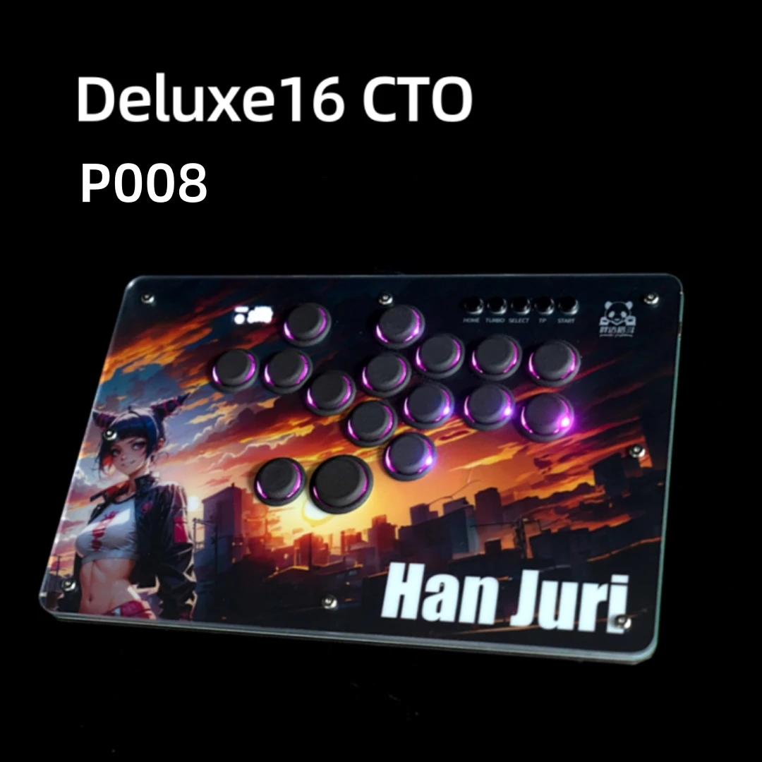 Panda Hitbox Deluxe Custom Panel Fighting Game Joystick Controller