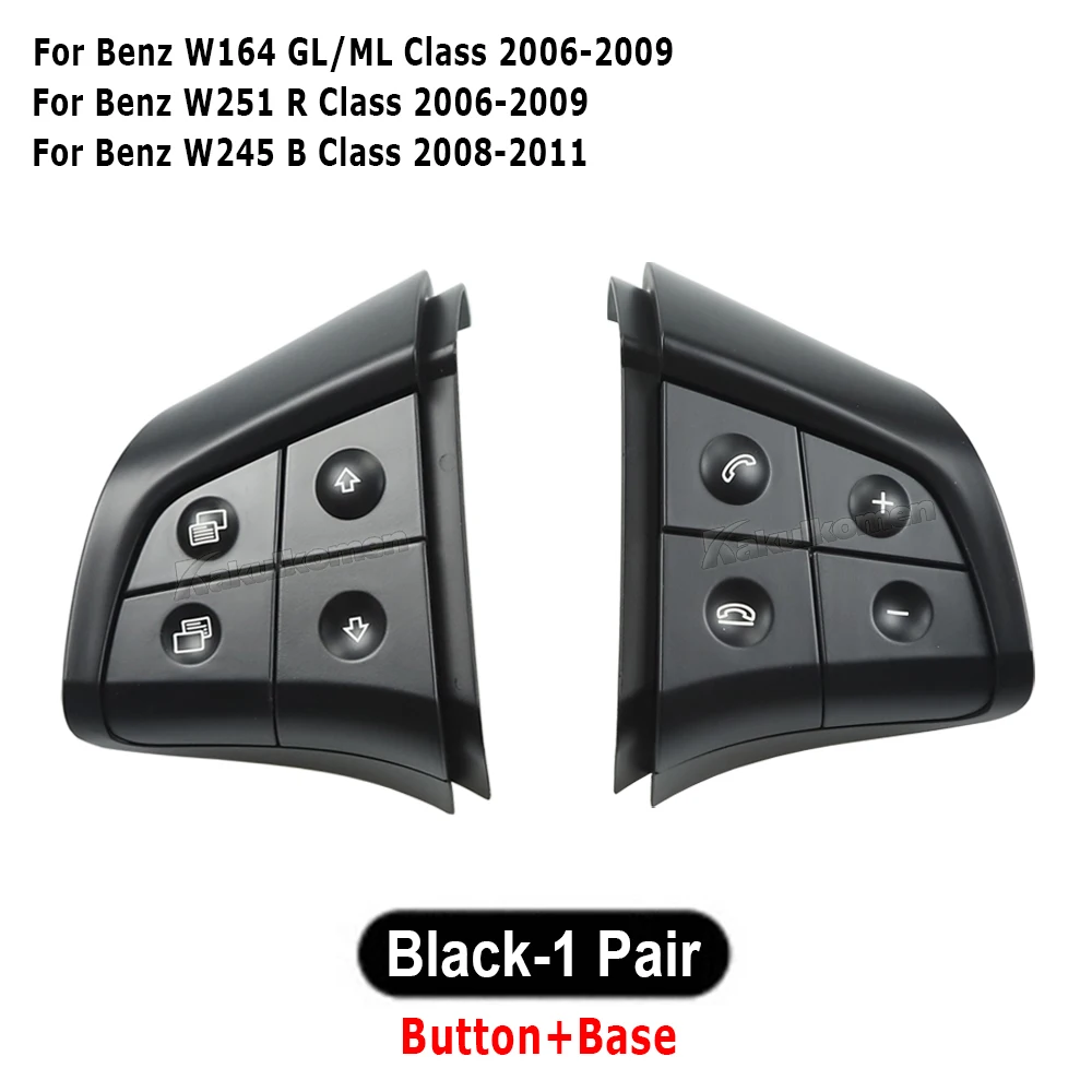 Кнопки управления на рулевое колесо, автомобильные многофункциональные ключи для Mercedes Benz GL ML R B Class W164 W245 W251 1648207910