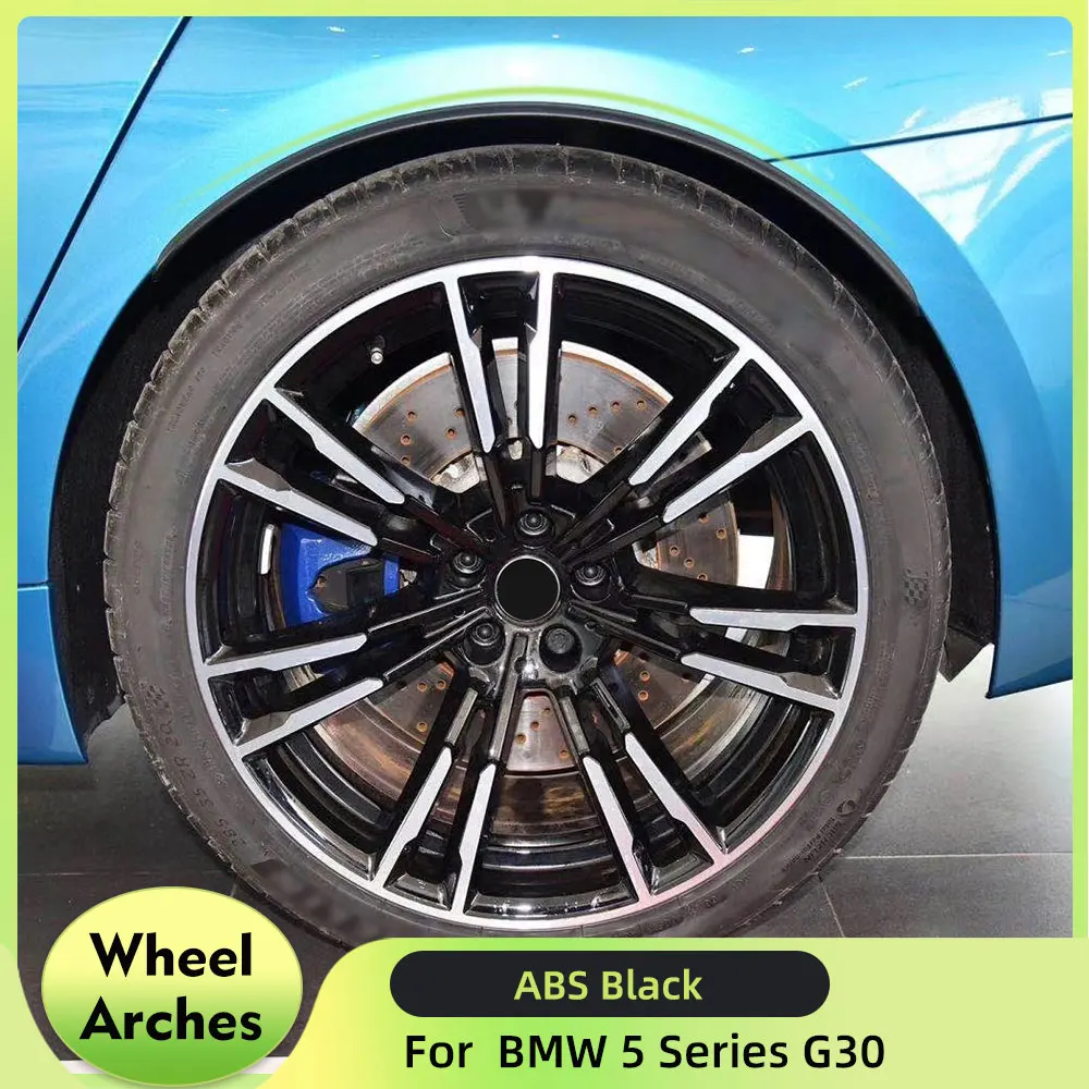 

Раковины заднего колеса для BMW 5 серии G30 G38 520i 530i 540i 2017-2020, матовые черные колесные арок, брызговики для бровей