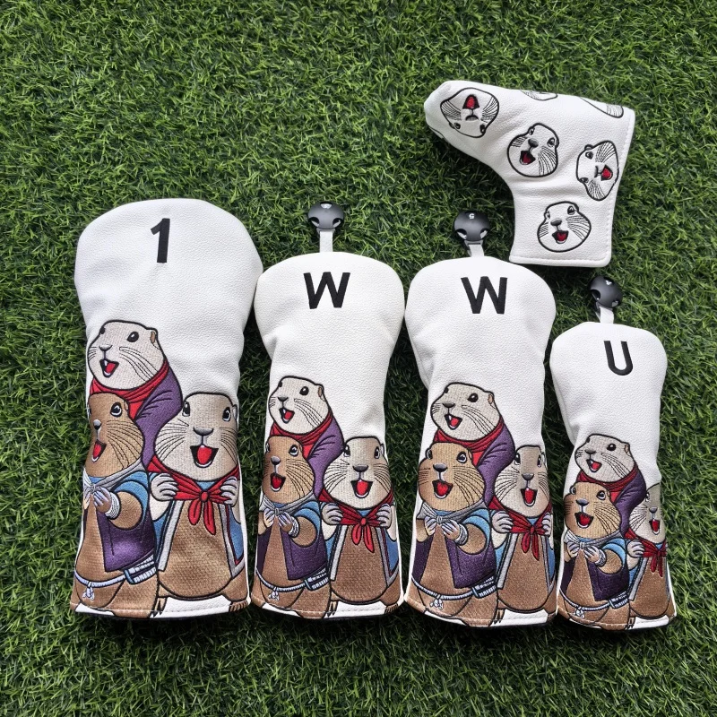 Maneja Golf Woods Headcovers 135U cubiertas para conductor Fairway hybird Putter mazo palos cabezas