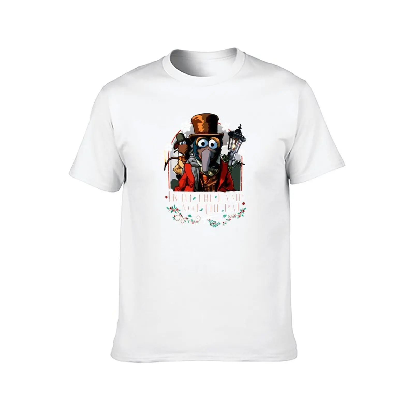 Muppet Christmas Carol - Light The Lamp Not The Rat T-Shirt mens graphic t shirts t shirt man plain T-Shirt