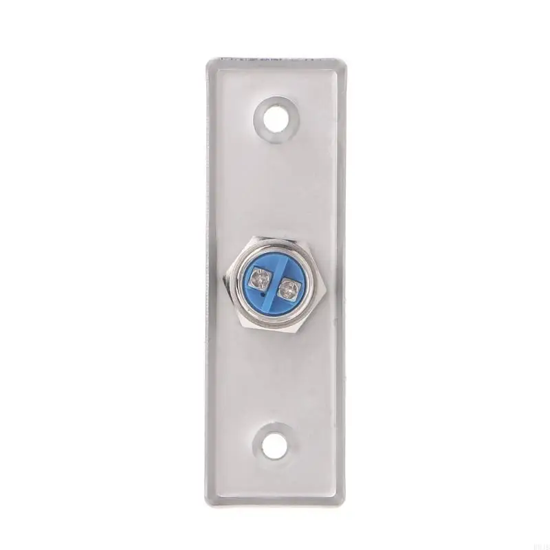 

R9JB 92x28mm Stainless Steel Doorbell Push Button Switch for Touch Panel