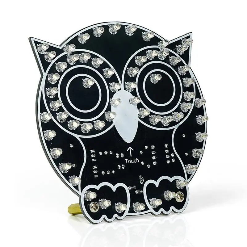 

YSS-DIY Touch Control Owl LED Light With 4 Lighting Modes DIY Night Light Electronic Practice Kit