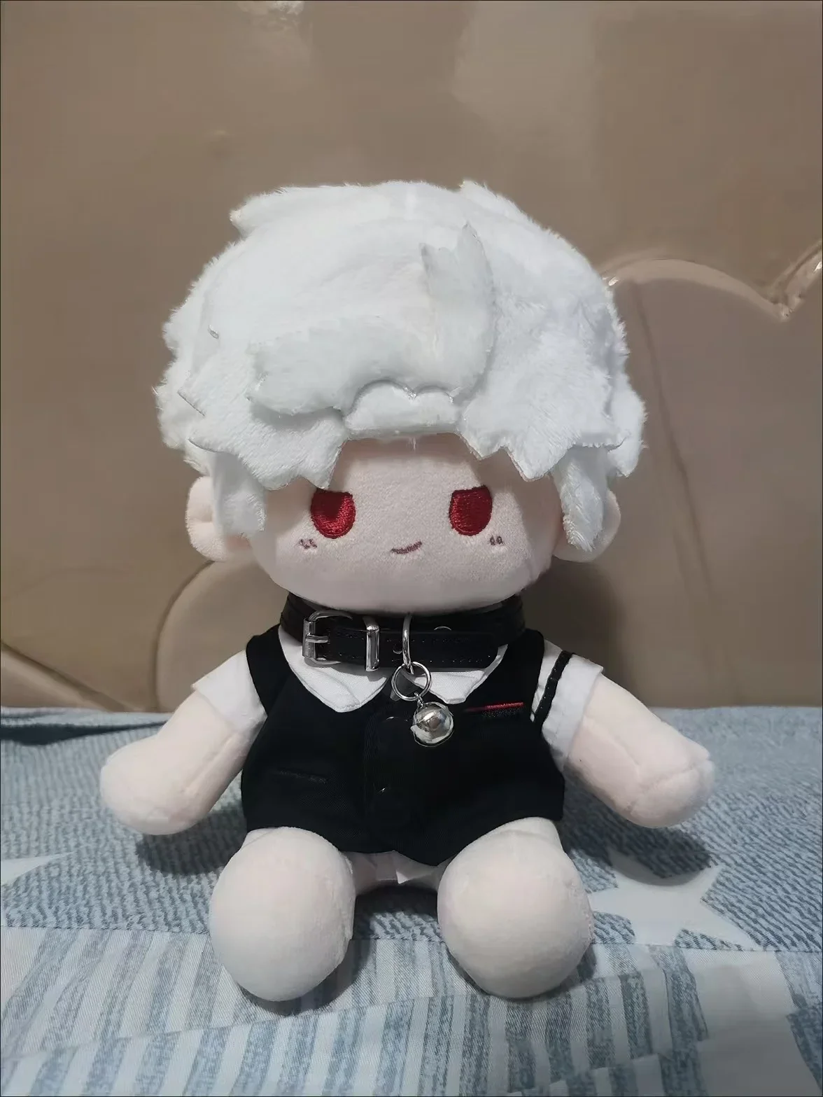 20cm Doll Clothes Cotton Stuffed Dolls Embroidery Jackets Casual Fashion Clothes With necklace Game Love and Deepspace Sylus - Image 6