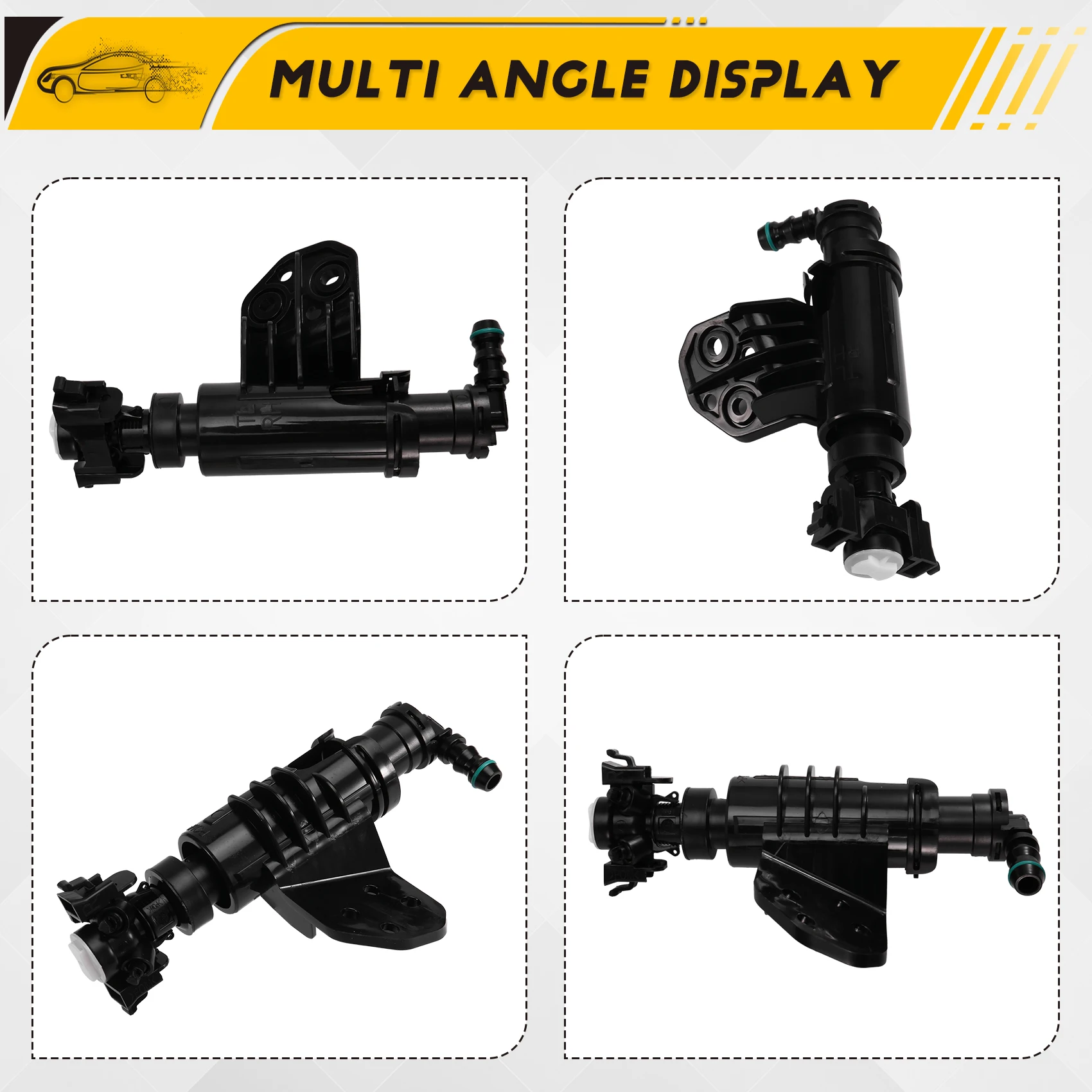 

Excellent-Front Headlight Lamp Washer Spray Nozzle Cylinder Jet For Tucson 2016-2020
