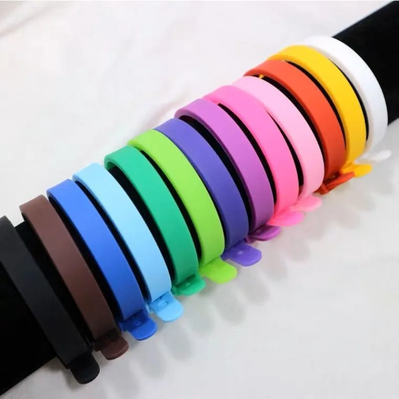 10 mm Silikon-Armband, ID-Armband für Männer, Frauen, Studenten, Paare, Schmuck, verstellbar – Detail 2