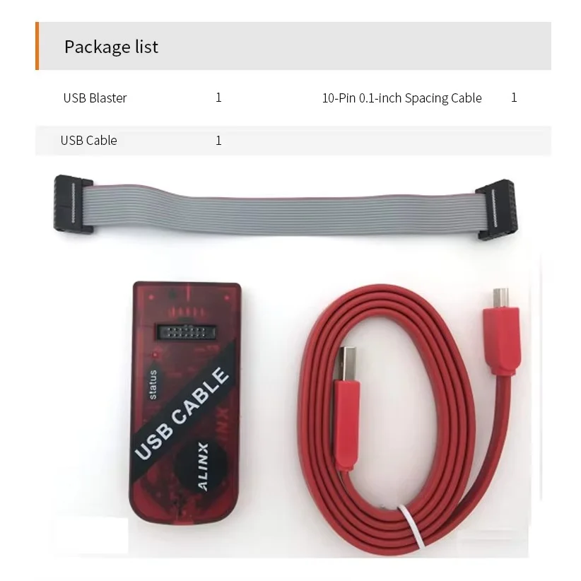 ALINX AL321: Platform Cable USB Blaster for XILINX FPGA JTAG Program Download