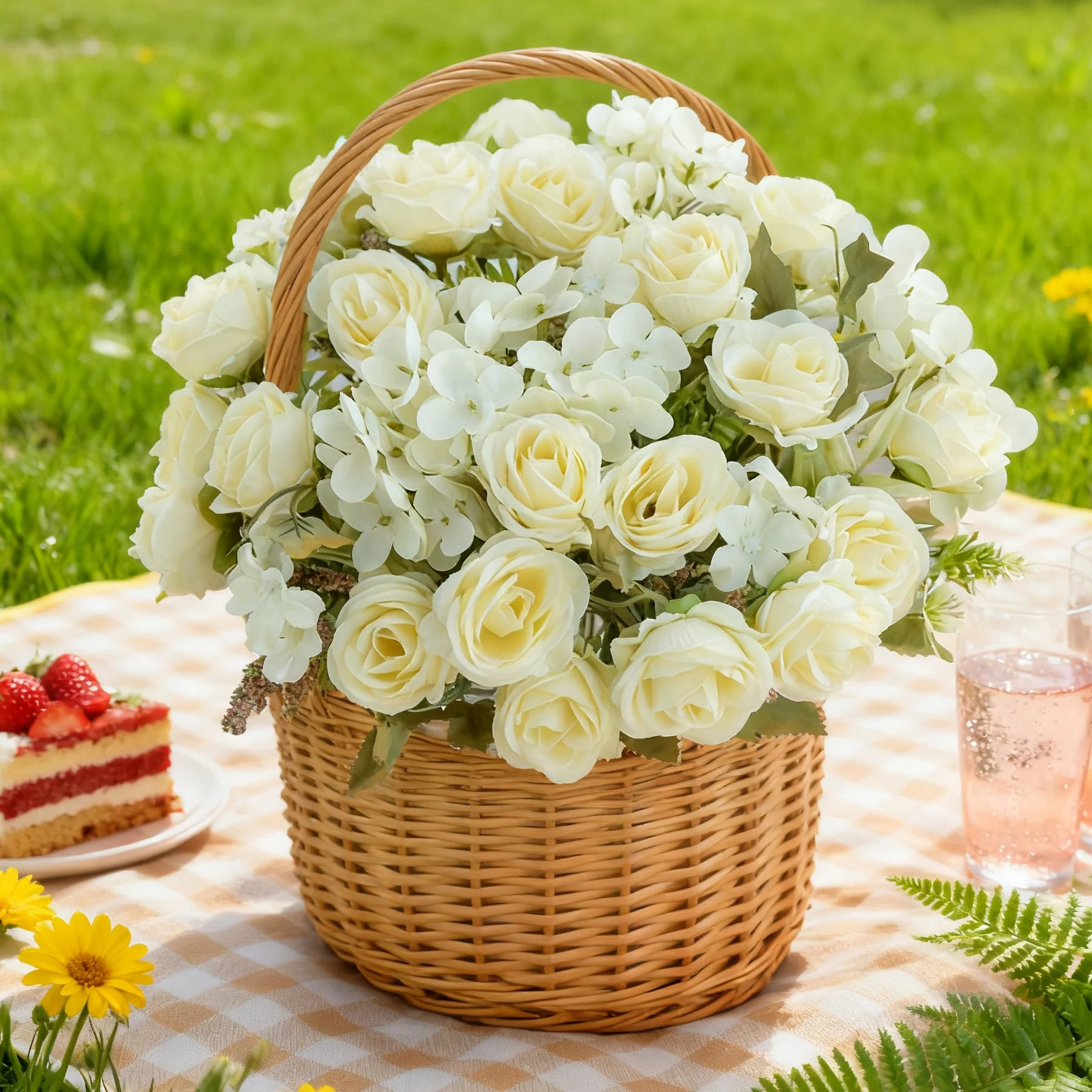 

Silk Artificial simulation Flowers Rose Valentine Festival Home vase Outdoor Garden bonsai Wedding bridal bouquet Decor DIY gift