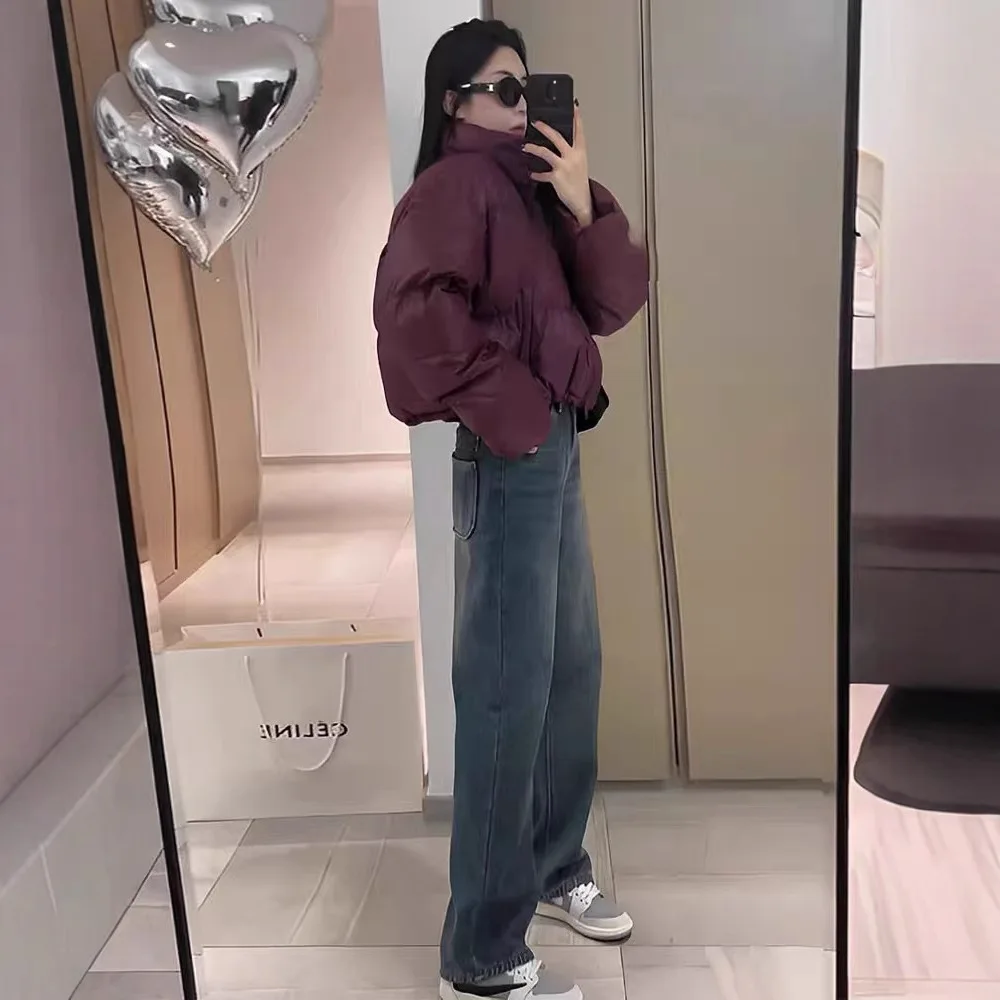 綿入りジャケット レディース パーカー ショート丈 2025 冬 韓国風 暖かい綿コート 厚手 ファッション アウター レディース ブレッドコート オーバーウェア トップス