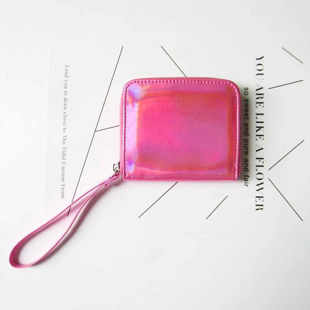 

All-Match Pu Women'S Short Coin Case Wallet Cherry Design Waterproof Anti-Scratch Multi-Function For Daily Travel