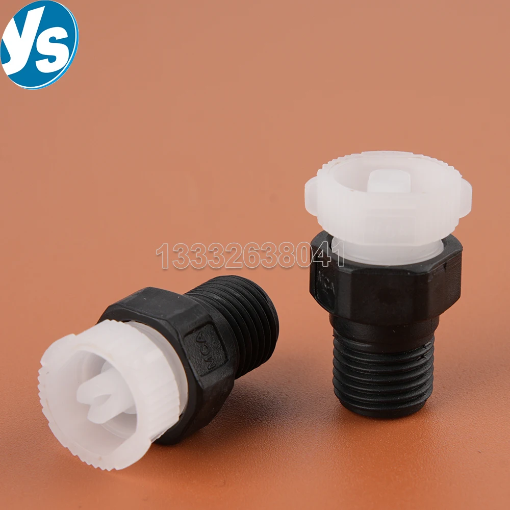 5PCS Plastic Flat Fan Spray Nozzle – Quick-Push Design for PCB Etching Machine & Developer Cleaning