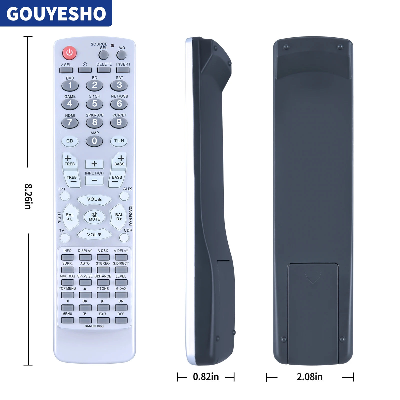 Imagem -05 - Controle Remoto Rc8001sr para Marantz Sr7001 Sr7002 Sr7400 Sr7500 Novo