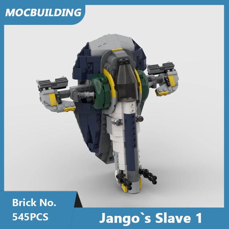 

Slave 1 Model MOC Building Blocks DIY Assemble Bricks Space Collection Display Educational Creative Xmas Toys Gifts 545PCS