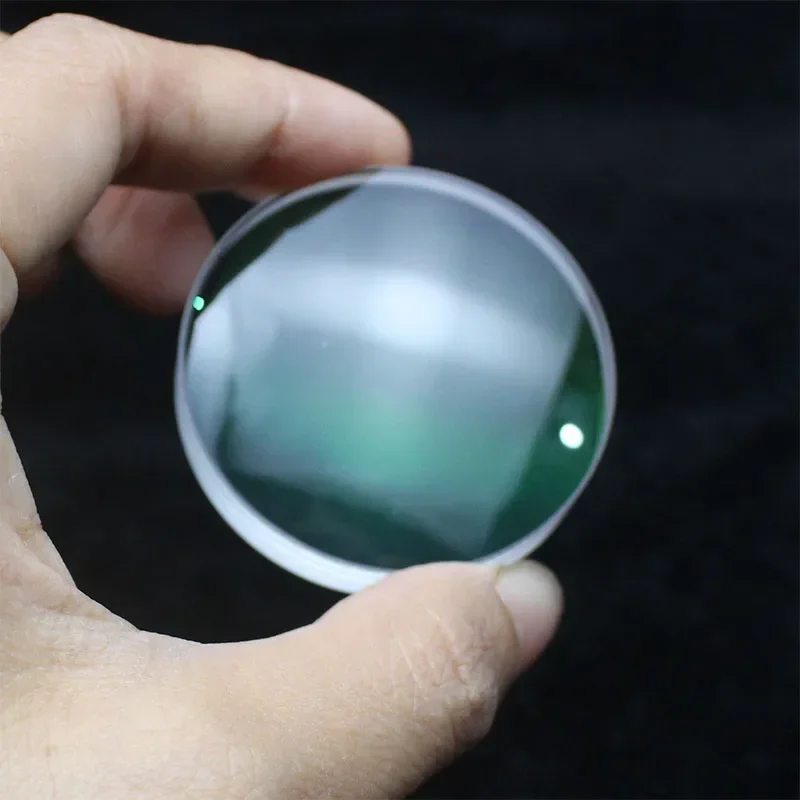 1PC Diameter 52mm Refractive Green Film Telescope Achromatic Objective Doublet Lens Parallel Light Tube DIY Focal Length 148mm