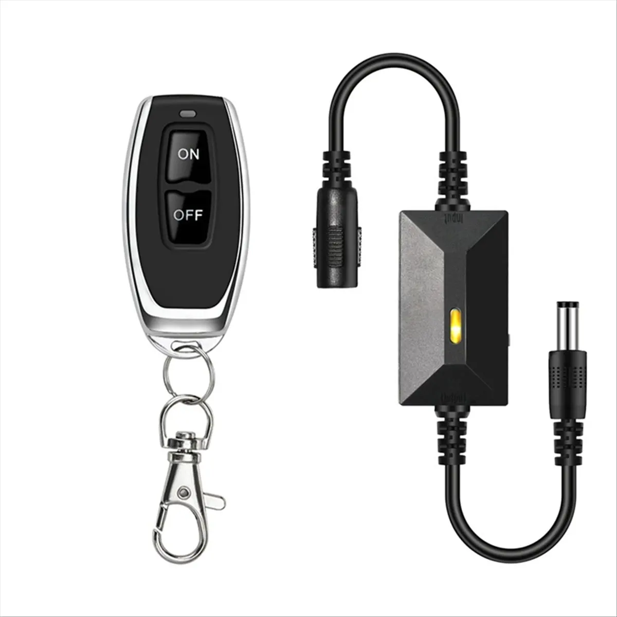 ♬◤Popular Style  ◥DC Power Switch 433MHz Receiver 3.6V-24V Input 50m Range Compact Design Ideal for Remote Control Fans and Devi