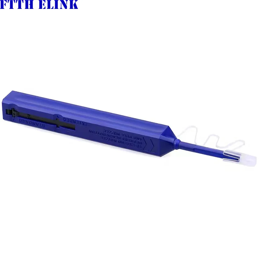 Imagem -04 - Elink-one Click Pen Cleaner lc sc 2.5 mm 1.25 mm Adaptador de Conector de Fibra Óptica Virola Final Limpeza de Rosto Boa Qualidade Pcs