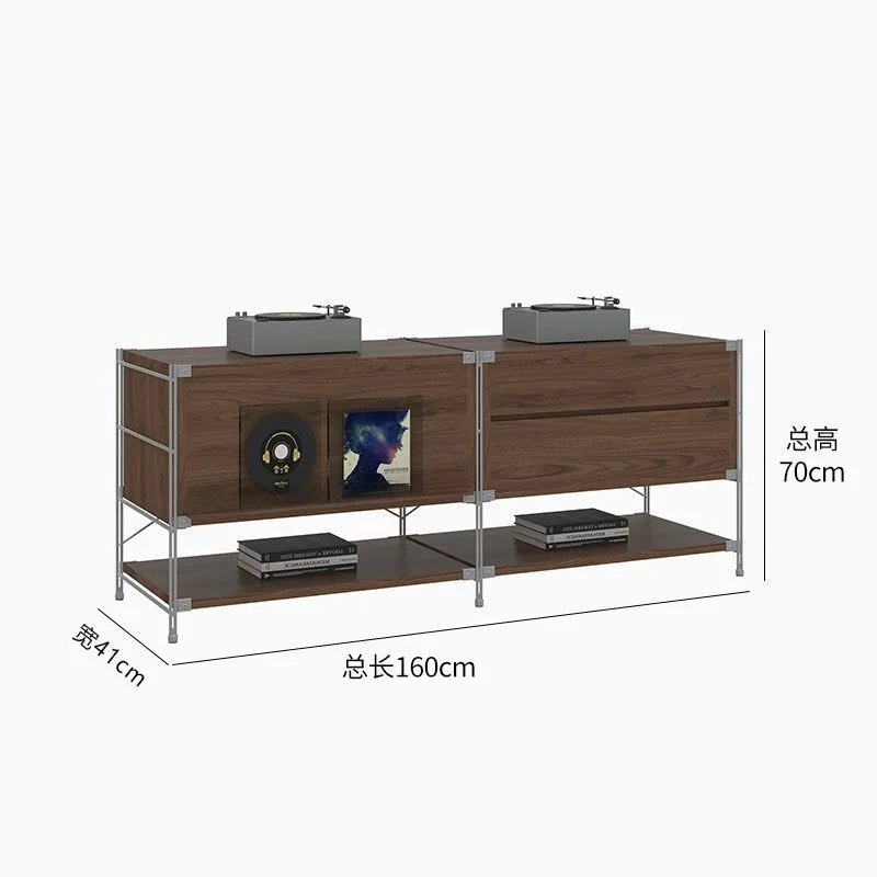 Medieval TV cabinet living room simple modern small apartment Nordic