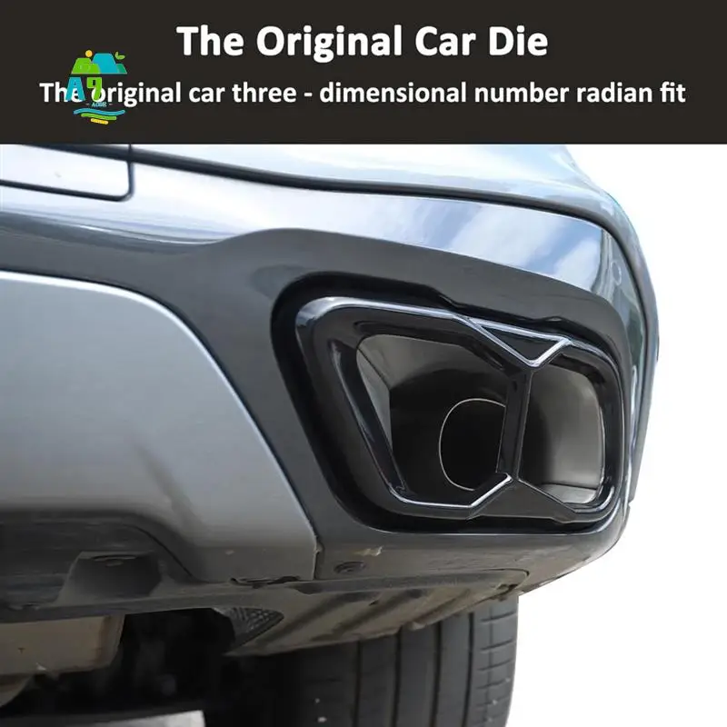 

A09E-For BMW X5 G05 X6 G06 X7 G07 2019-2022 (M60) Car Tail Muffler Exhaust Pipe Output Cover Trim Accessories