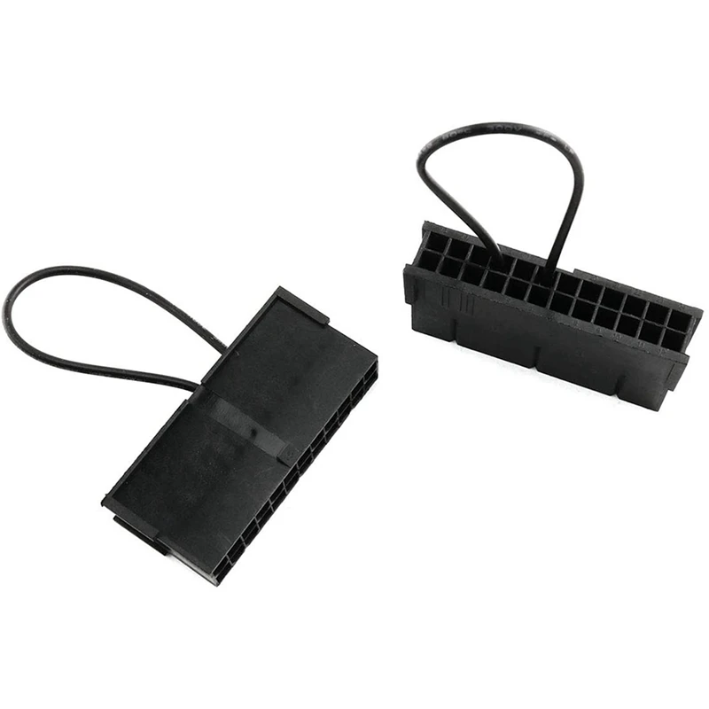 Fuente de alimentación ATX PSU de 24 Pines, conector adaptador de conector de arranque de puente para servidor, máquina de minería BTC, 30 piezas