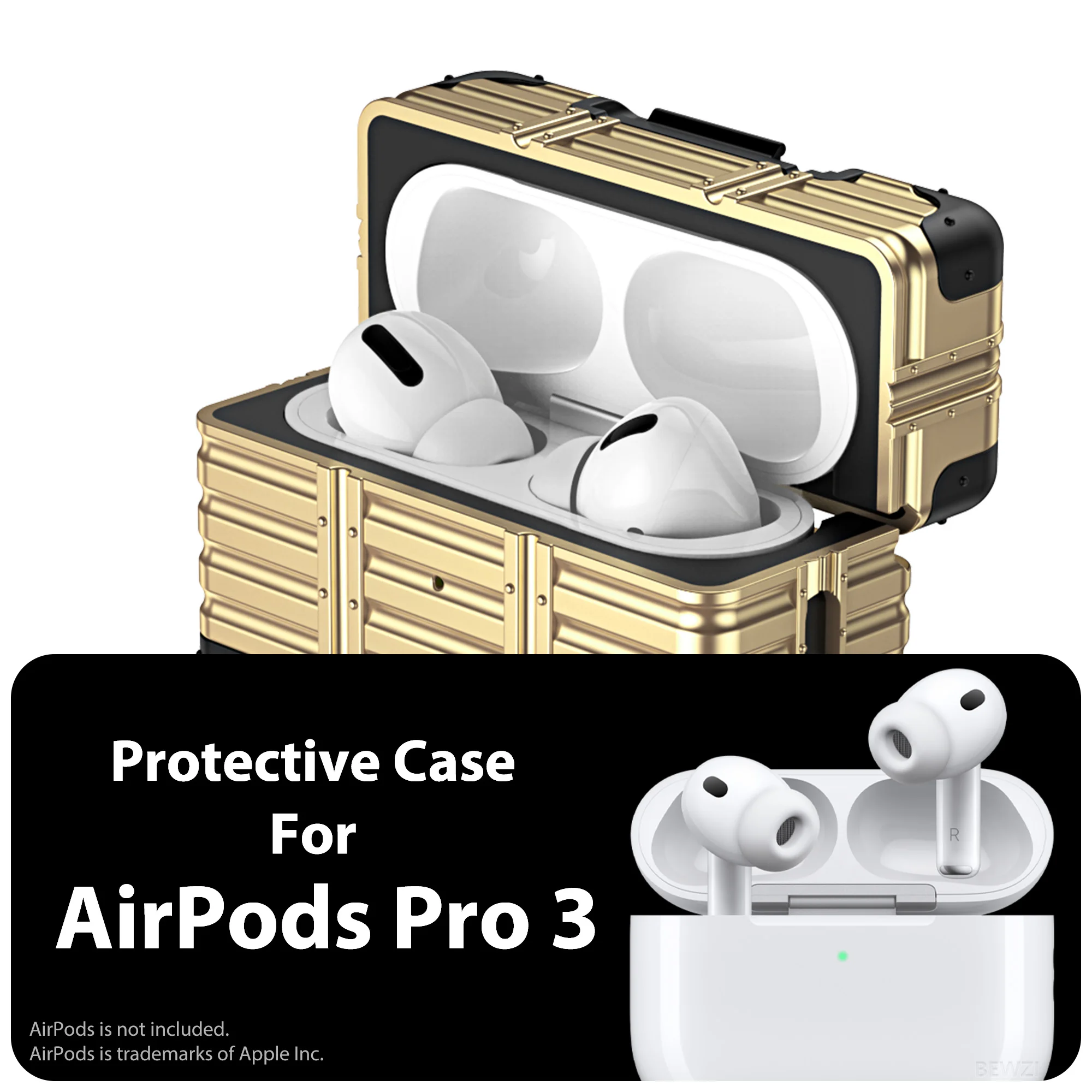 For AirPods Pro 3 Protective Case, With Lanyards and Phone Stand Function, Hard Protection Case for Apple AirPods Pro3 Case