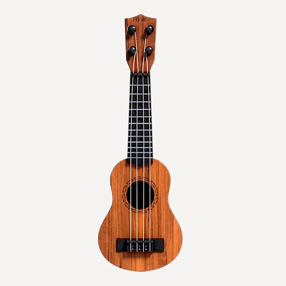 Ukulele 4-strunowe Instrument Muzyczny Zabawka Edukacyjna Klasyczna Symulacja Ukulele Zabawka Ukulele Możliwość Zabawy Trwałe Zabawki Muzyczne dla Dzieci